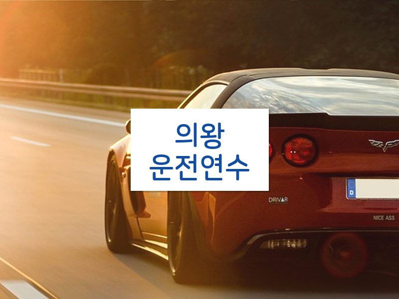 의왕운전연수 후기