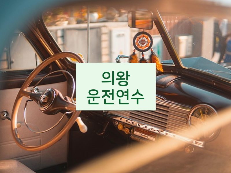 의왕운전연수 후기