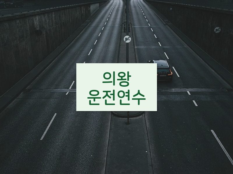 의왕운전연수 후기
