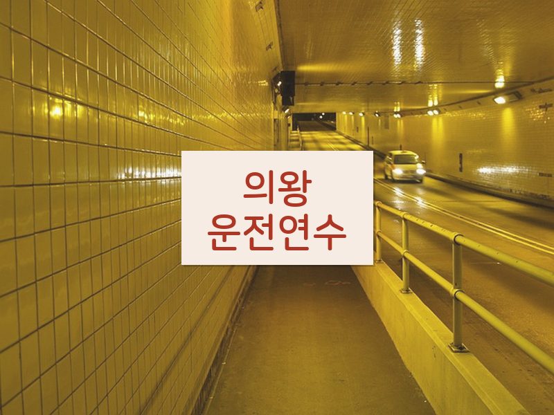 의왕운전연수 후기