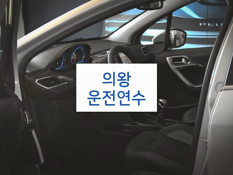 의왕운전연수 후기
