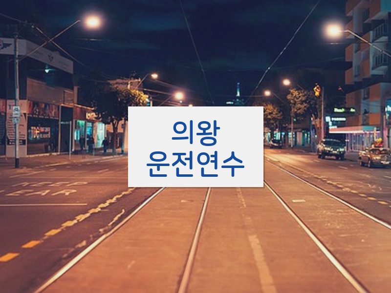 의왕운전연수 후기