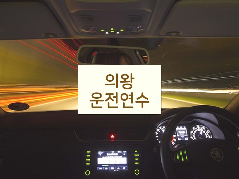 의왕운전연수 후기