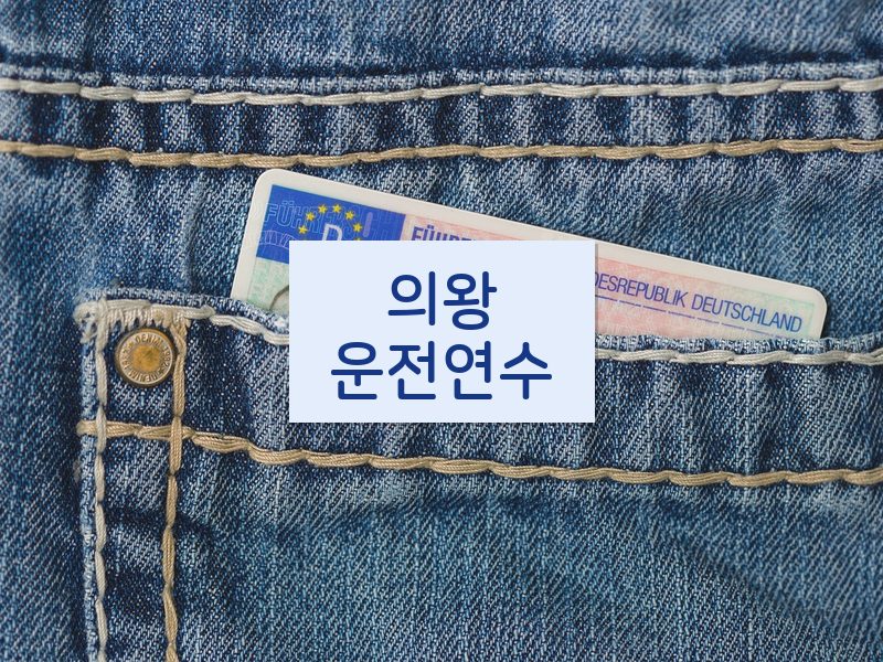 의왕운전연수 후기