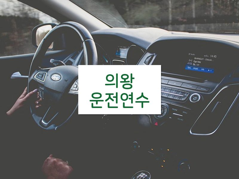 의왕운전연수 후기