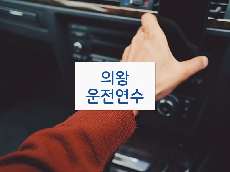의왕운전연수 후기