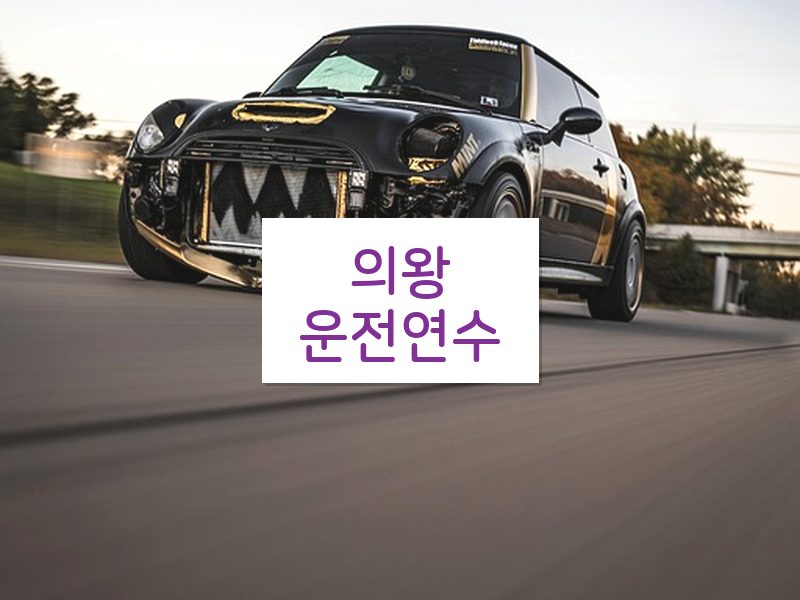 의왕운전연수 후기
