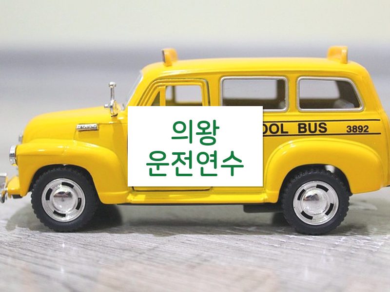 의왕운전연수 후기
