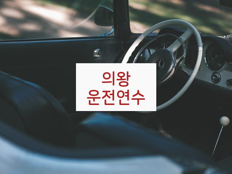 의왕운전연수 후기