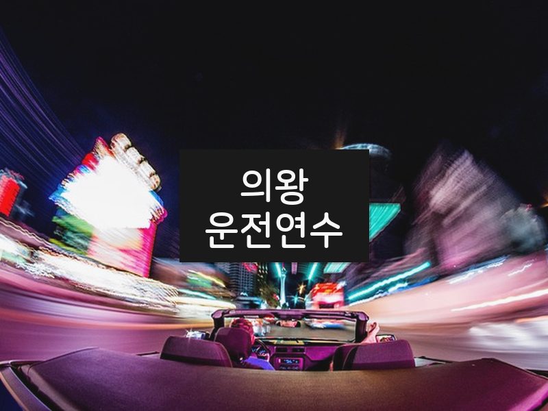 의왕운전연수 후기