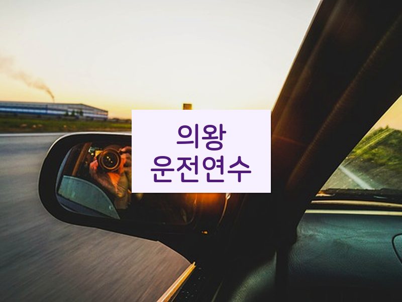 의왕운전연수 후기