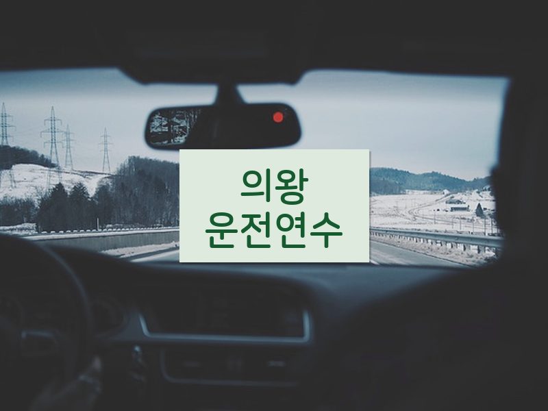 의왕운전연수 후기