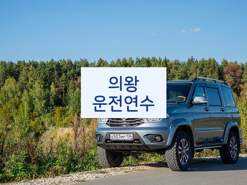 의왕운전연수 후기