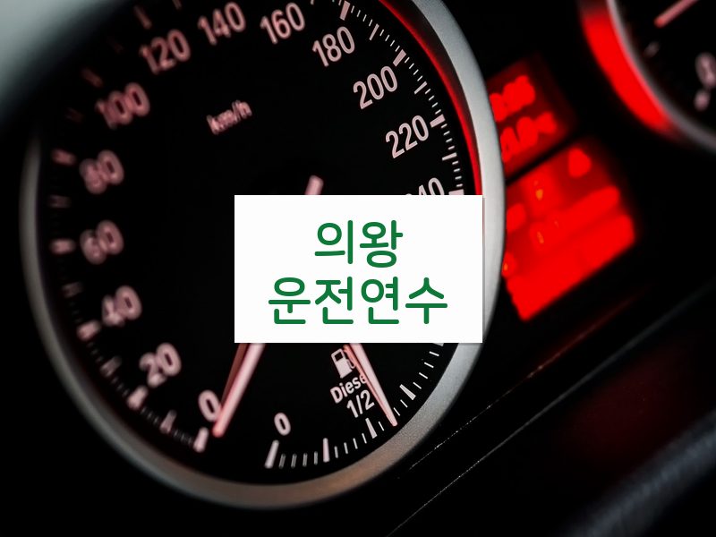 의왕운전연수 후기