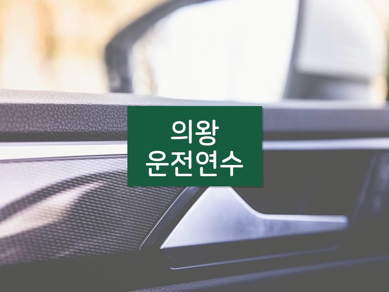 의왕운전연수 후기