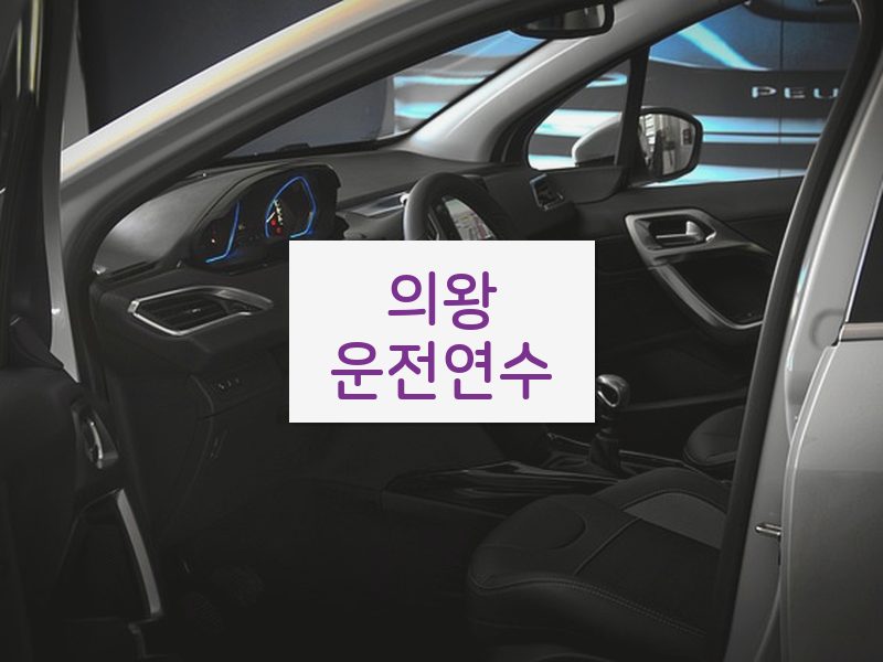 의왕운전연수 후기