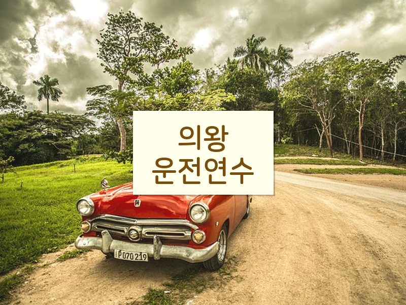 의왕운전연수 후기