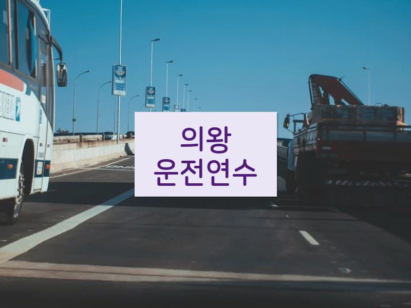의왕운전연수 후기