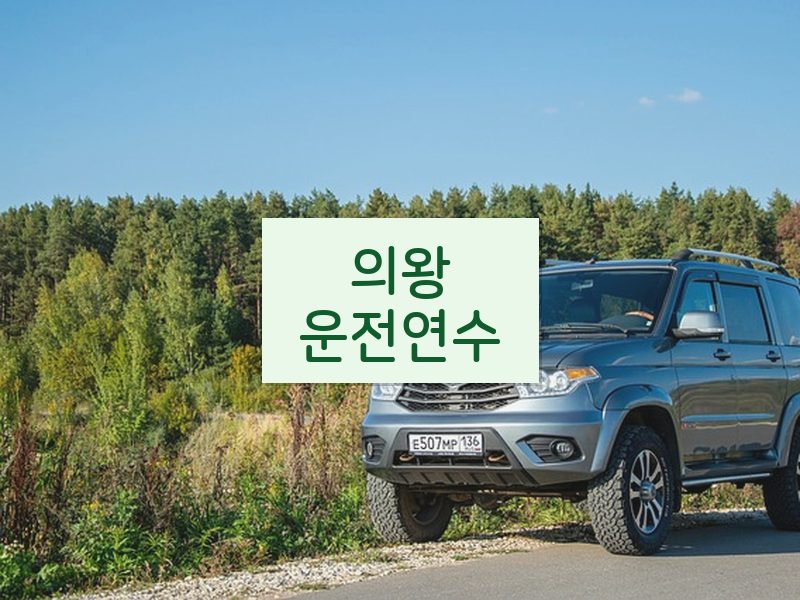 의왕운전연수 후기