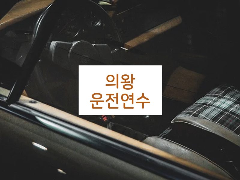 의왕운전연수 후기