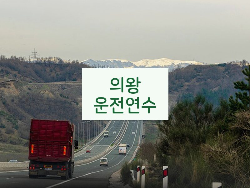 의왕운전연수 후기