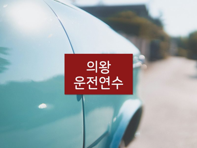 의왕운전연수 후기