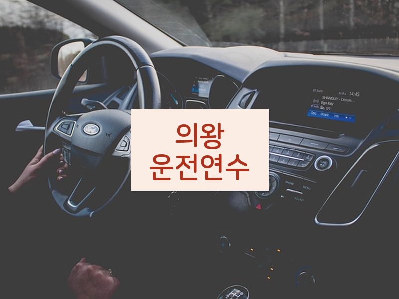 의왕운전연수 후기