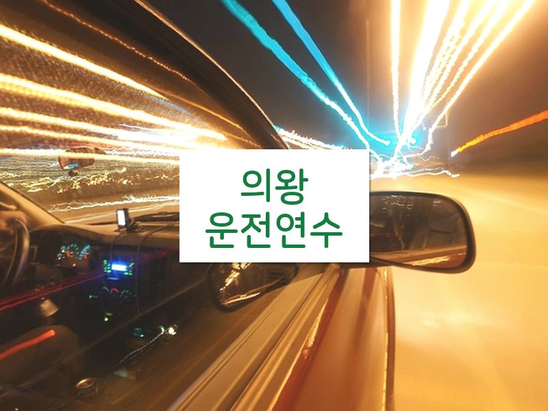 의왕운전연수 후기
