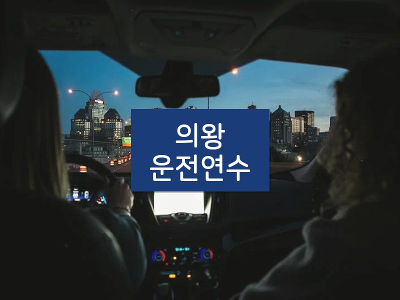 의왕운전연수 후기