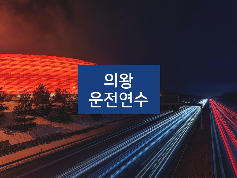 의왕운전연수 후기