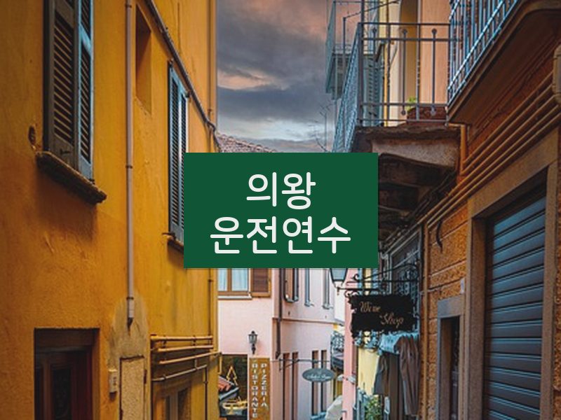 의왕운전연수 후기