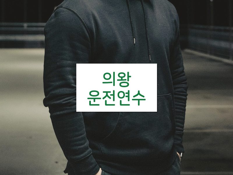 의왕운전연수 후기