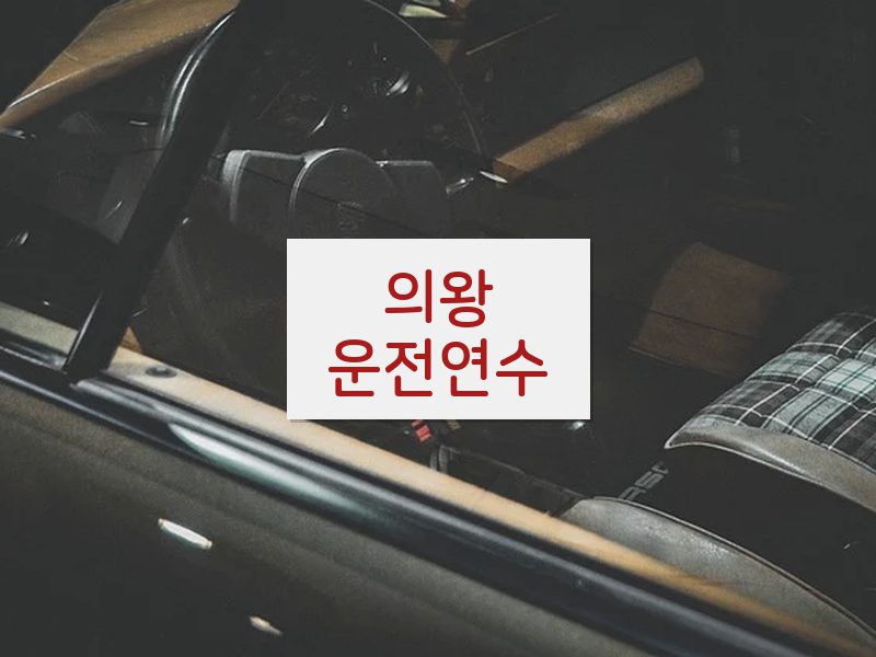 의왕운전연수 후기