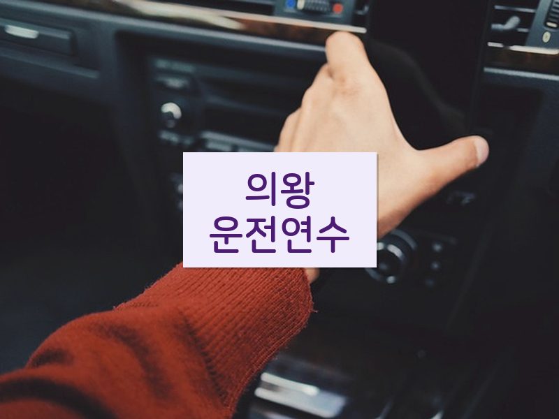 의왕운전연수 후기