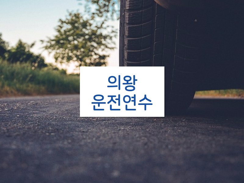 의왕운전연수 후기