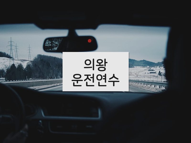 의왕운전연수 후기