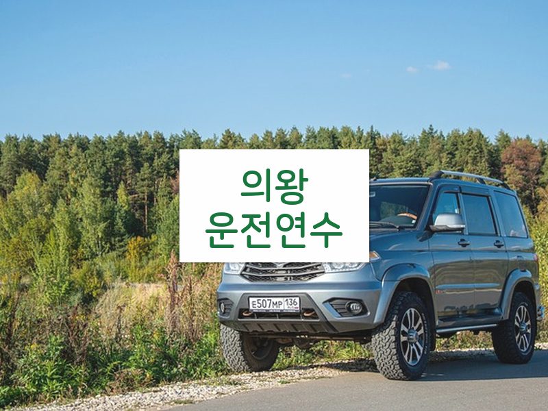 의왕운전연수 후기