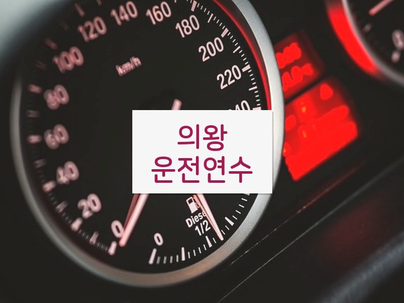 의왕운전연수 후기