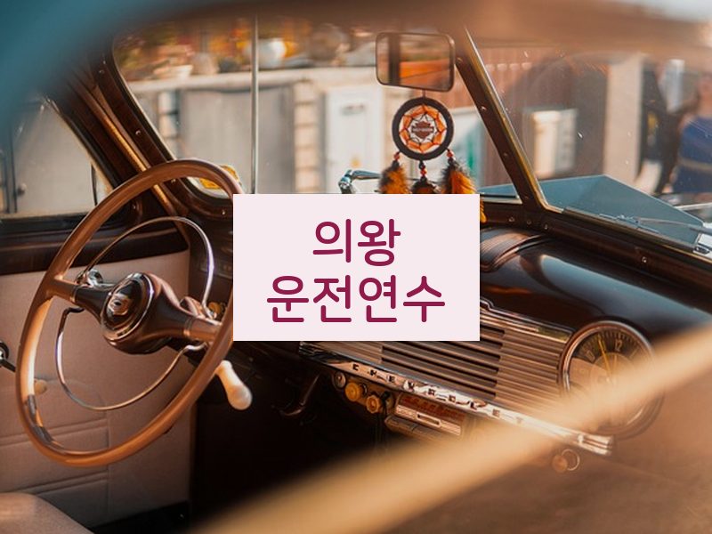 의왕운전연수 후기