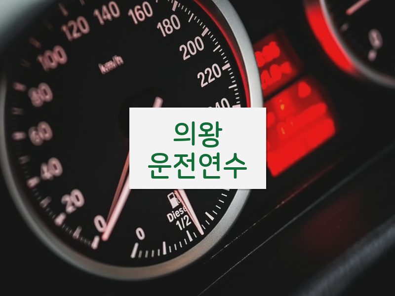 의왕운전연수 후기