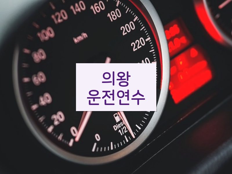 의왕운전연수 후기