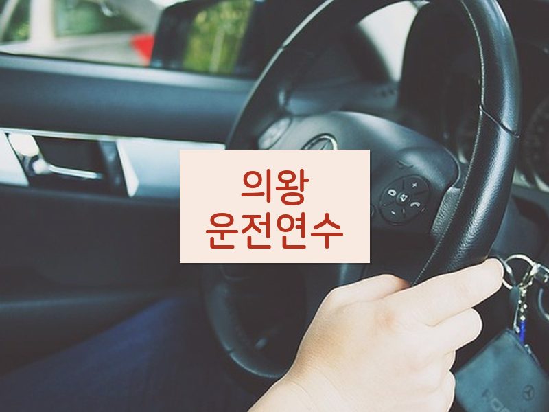 의왕운전연수 후기