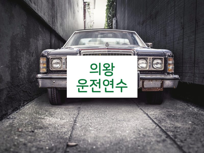 의왕운전연수 후기