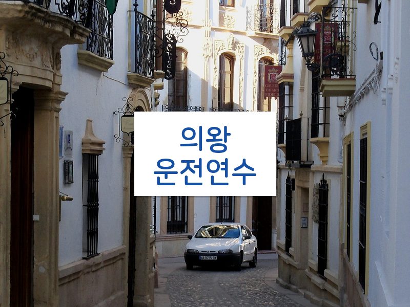 의왕운전연수 후기