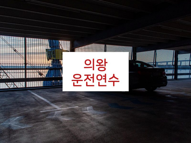 의왕운전연수 후기