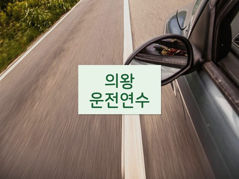의왕운전연수 후기