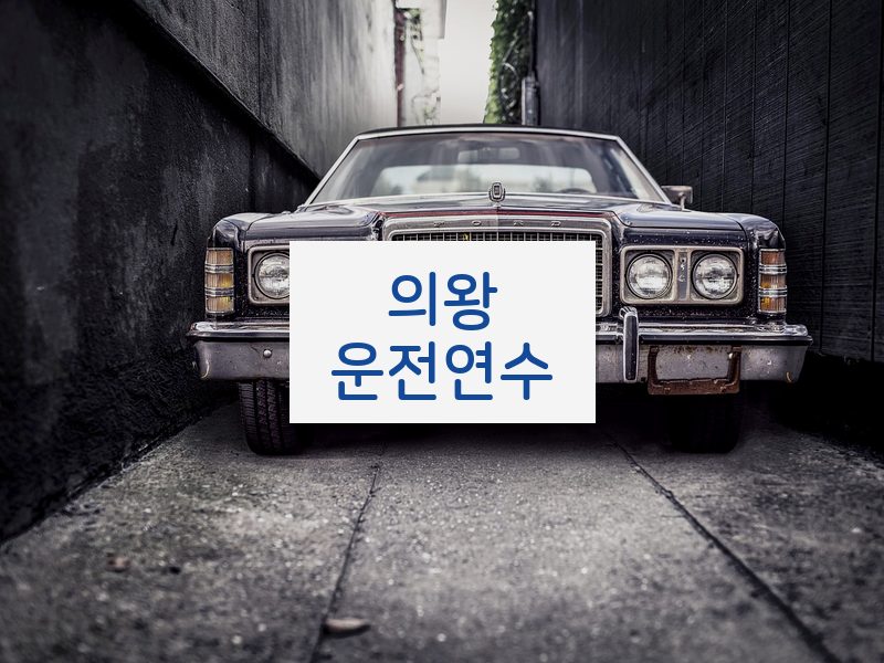 의왕운전연수 후기