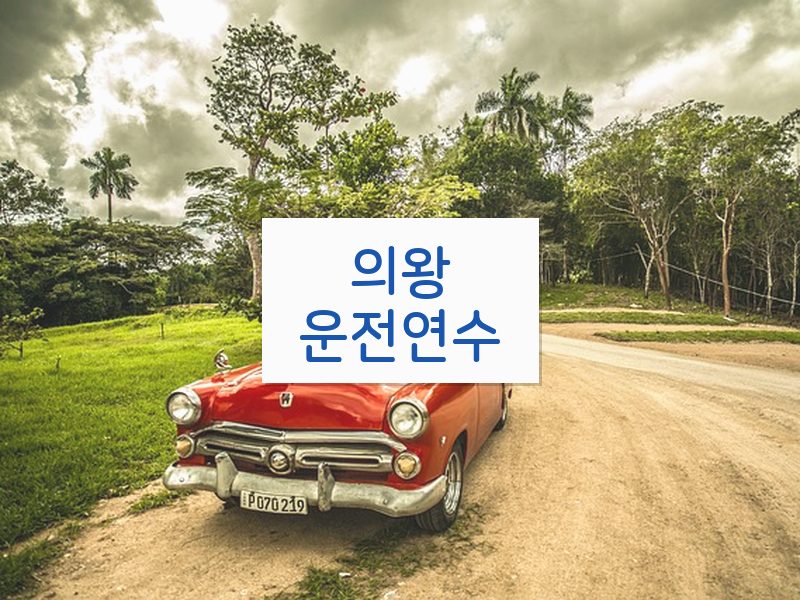 의왕운전연수 후기