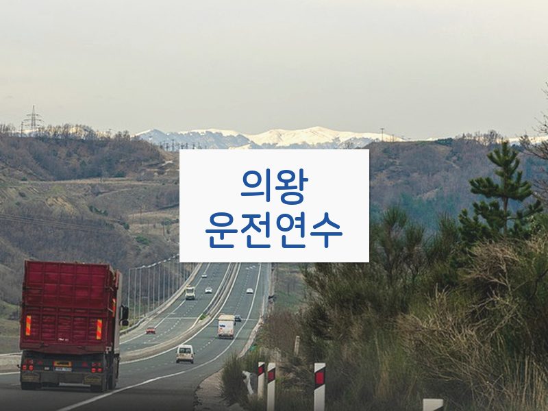 의왕운전연수 후기