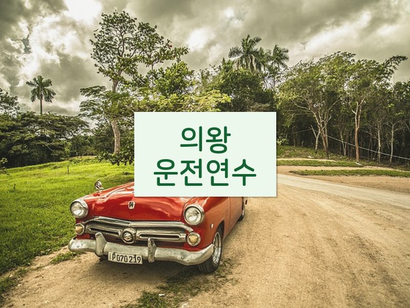 의왕운전연수 후기